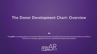 The Donor Development Chart Overview
